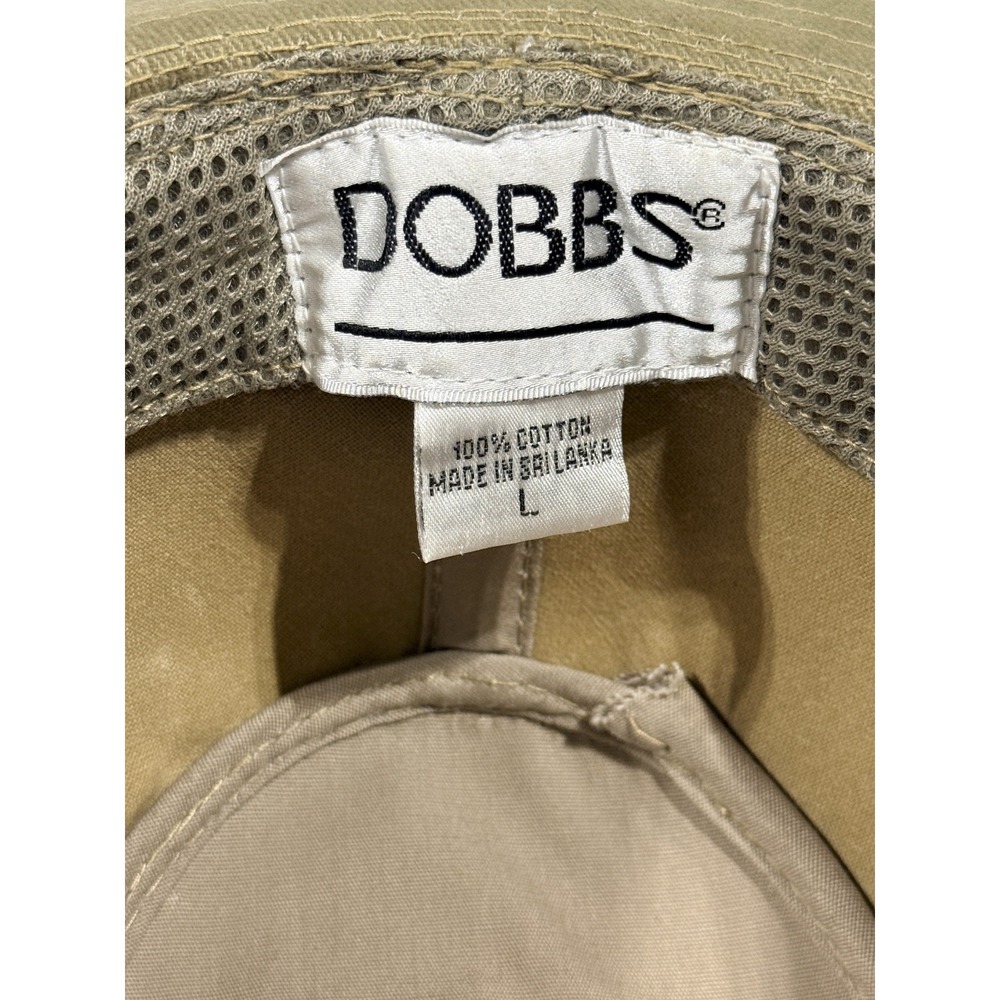 DOBBS - Safari Master Hat - 100% Cotton - Olive Khaki - Size Large - Picture 7 of 7